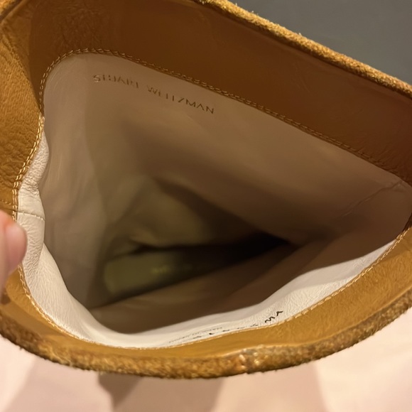 New Stuart Weitzman tan suede short boot - Picture 10 of 12